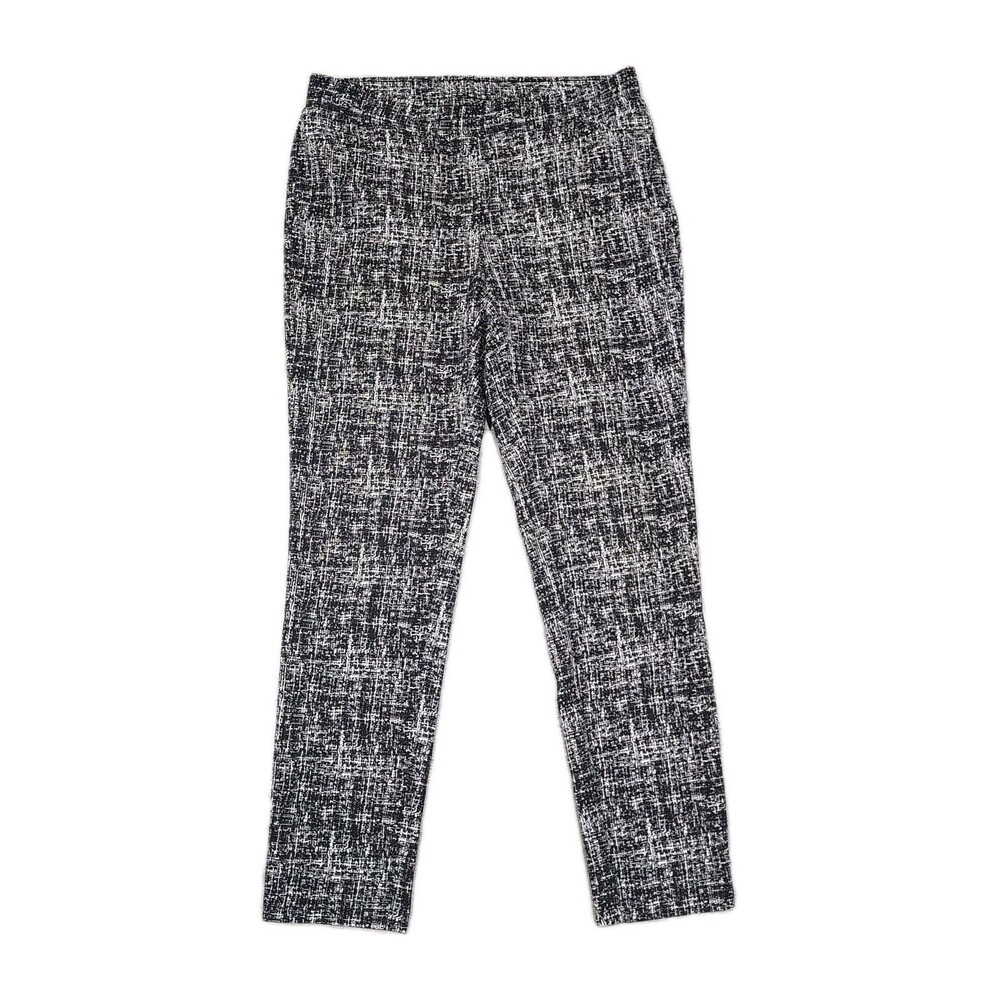 Rafaella Comfort Cropped Black & White Women's Pants Sizes 4